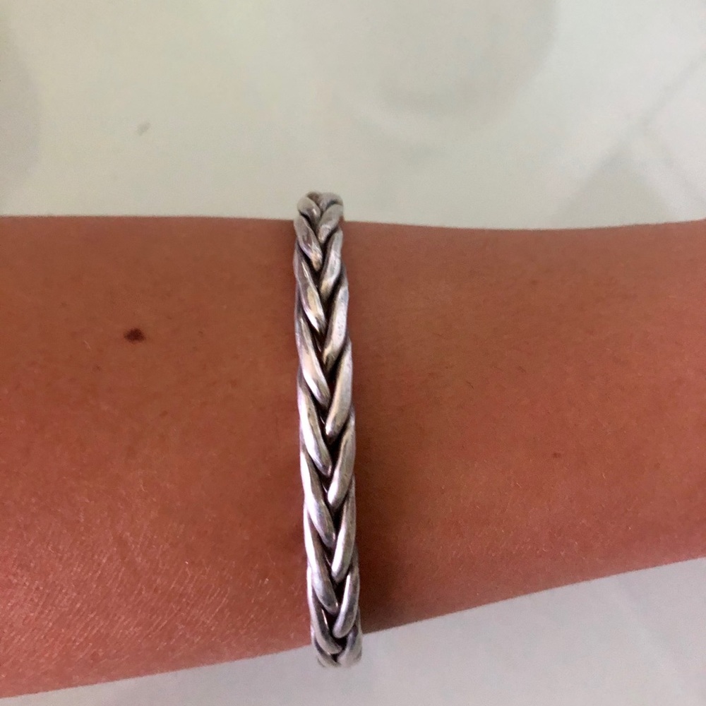 Sterling Silver Braided Bracelet